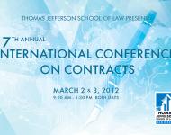 7th Annual International Contracts Conference at TJSL in March