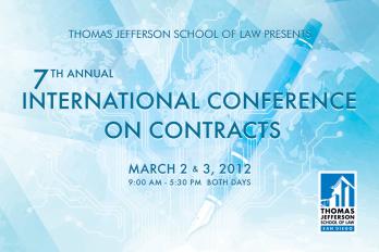 7th Annual International Contracts Conference at TJSL in March