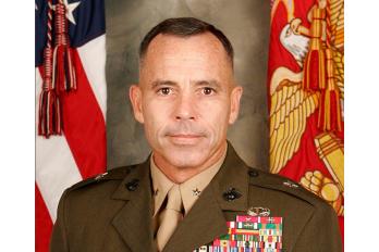 Brigadier General Paul Lebidine '97, Marine Corps Reserve